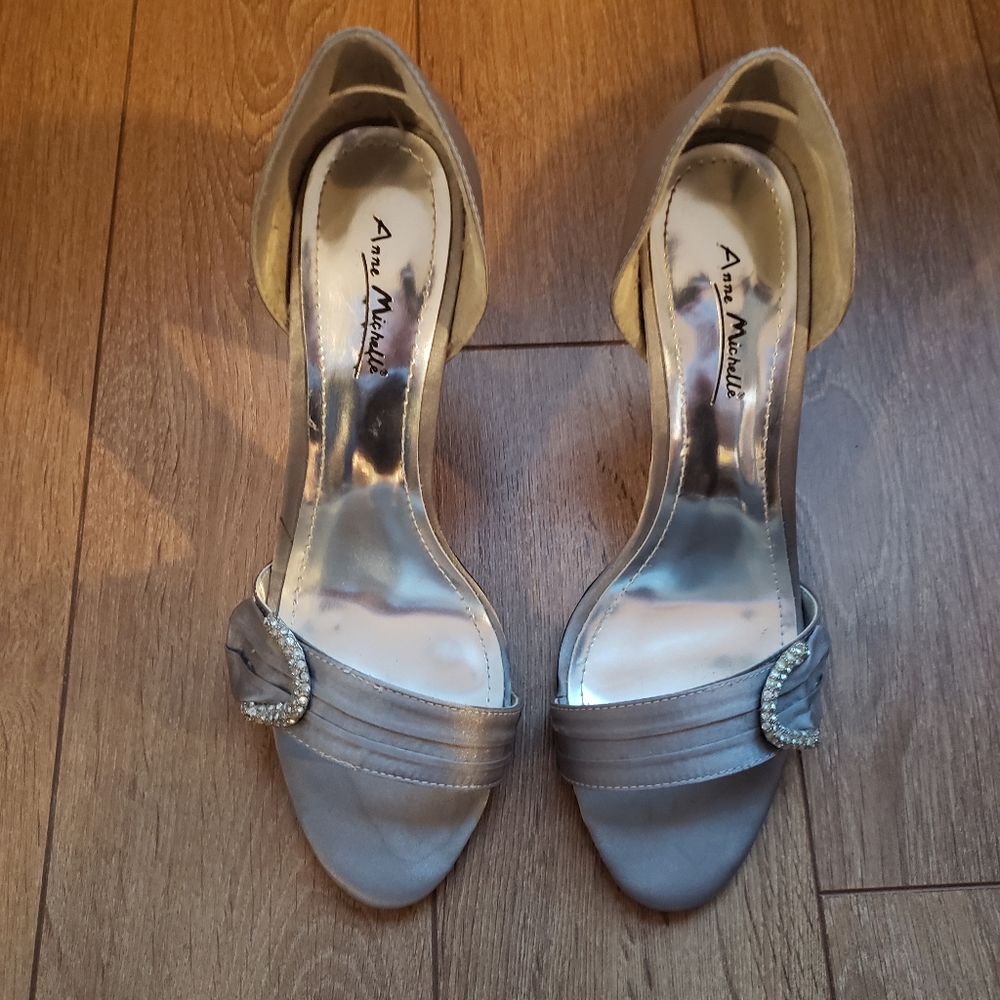 Silver heels